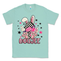 Seafoam boujee checkered easter bunny egg trending Classic Tee - MaliasSmallBusiness