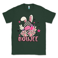 Sports Green boujee checkered easter bunny egg trending Classic Tee - MaliasSmallBusiness