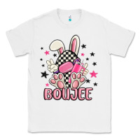 White boujee checkered easter bunny egg trending Classic Tee - MaliasSmallBusiness
