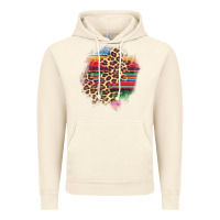 Vintage Artic serape leopard patch Vintage Hoodie - AdoDesignShop