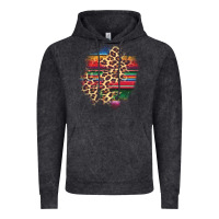 Vintage Black serape leopard patch Vintage Hoodie - AdoDesignShop