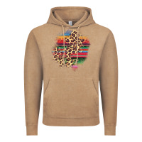 Vintage Coffee serape leopard patch Vintage Hoodie - AdoDesignShop