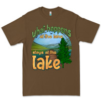 Cacao what happens at the lake stays at the lake Premium Tee - HRA Design Shop