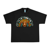 Black turquoise cowhide sunflower headband highland cow Urban Heavy Tee - Jasminsmagicworld