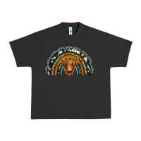 Pigment Black turquoise cowhide sunflower headband highland cow Urban Heavy Tee - Jasminsmagicworld