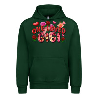 Forest Green One loved Gigi Valentine's Day Urban Hoodie - FaDigitalArtStudio