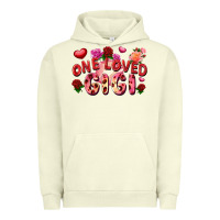 Pigment Pistachio One loved Gigi Valentine's Day Urban Hoodie - FaDigitalArtStudio