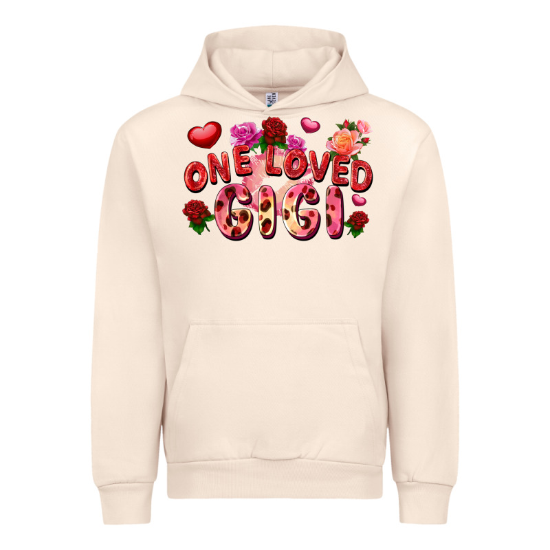 One Loved Gigi Valentine's Day Urban Hoodie by FaDigitalArtStudio | Teevron
