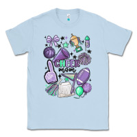 Dusty Blue cheer mom Classic Tee - MaliasSmallBusiness