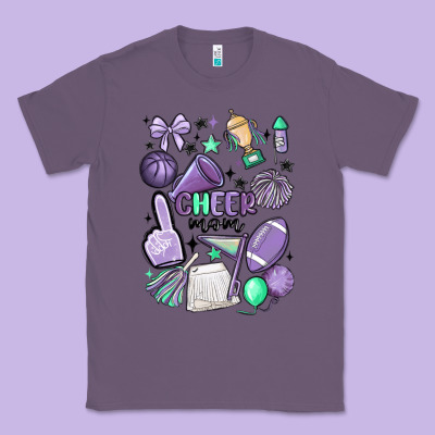 Cheer Mom Classic Tee Designed By Maliassmallbusiness