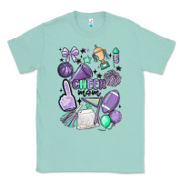 Seafoam cheer mom Classic Tee - MaliasSmallBusiness