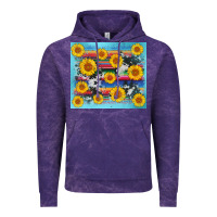 Cloud Purple serape cowhide sunflower Vintage Hoodie - AdoDesignShop