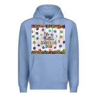 Colony Blue life is better with a dog tumbler tbs Premium Hoodie - TumblerDesignByShophia