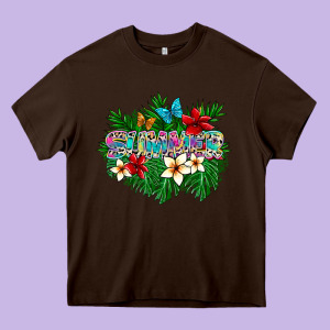 Summer Heavy Core Tee Designed By Sublimationcraftshop