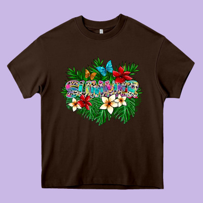 Summer Heavy Core Tee Designed By Sublimationcraftshop