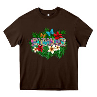 Chocolate Brown summer Heavy Core Tee - SublimationCraftShop
