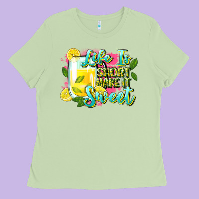 Life Is Ladies Tee Designed By Zillion Design Studio