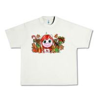 Pistachio Joy unicorn Christmas Urban Heavy Tee - NancyCooperArtShop