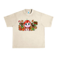 Sandshell Joy unicorn Christmas Urban Heavy Tee - NancyCooperArtShop