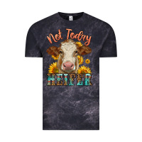 Cloud Black heifer with sunflowers Vintage Tee - LillyAllenDesigns