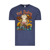 Vintage Denim heifer with sunflowers Vintage Tee - LillyAllenDesigns