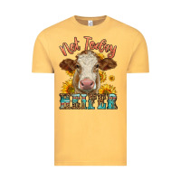 Vintage Mustard heifer with sunflowers Vintage Tee - LillyAllenDesigns