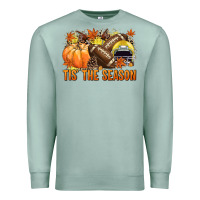 Seafoam Tis' the season Football yellow helmet Premium Sweatshirt - NancyCooperArtShop