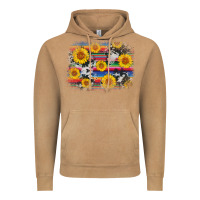 Vintage Camel serape cowhide sunflower background Vintage Hoodie - AdoDesignShop