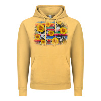 Vintage Mustard serape cowhide sunflower background Vintage Hoodie - AdoDesignShop