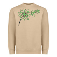 Mushroom four leaf clover Heavyweight Sweatshirt - MaliasSmallBusiness