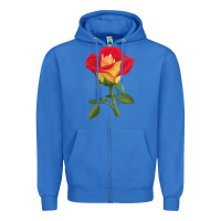 True Royal Ketchup And Mustard Rose Zipper Hoodie - LillyAllenDesigns