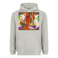 Moon Dust Mardi Gras crawfish Heavyweight Hoodie - NancyCooperArtShop