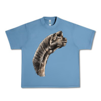 Pebble Blue brachiosaurus face Urban Heavy Tee - LillyAllenDesigns