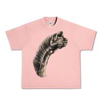 Salmon brachiosaurus face Urban Heavy Tee - LillyAllenDesigns