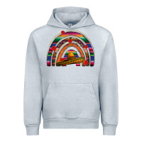 Heather Grey Mexico rainbow Urban Hoodie - FaDigitalArtStudio