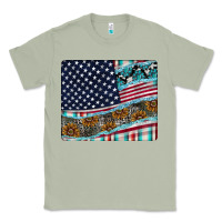 Matcha American Flag Mouse Pad Classic Tee - CowhideDigitalArt