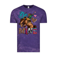 Cloud Purple be mine cowboy rodeo valentines day Vintage Tee - Jasminsmagicworld