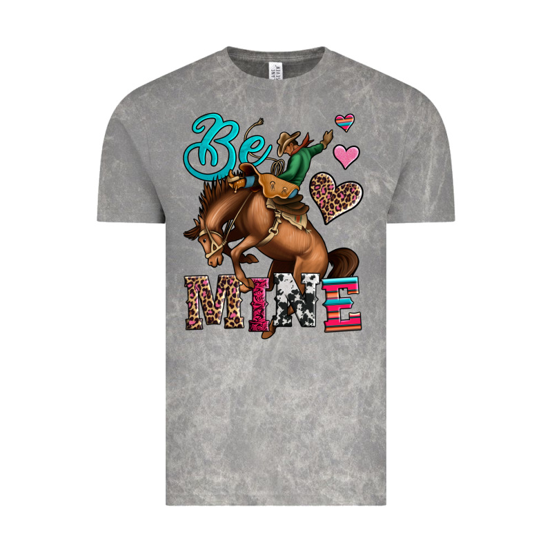 Be Mine Cowboy Rodeo Valentines Day Vintage Tee by Jasminsmagicworld | Teevron