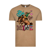 Vintage Coffee be mine cowboy rodeo valentines day Vintage Tee - Jasminsmagicworld