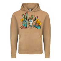 Vintage Camel wheel bull skull western cowboy Vintage Hoodie - AdoDesignShop