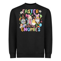 Black easter  with my gnomies Heavyweight Sweatshirt - MaliasSmallBusiness