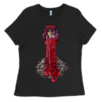 Black gobble head Ladies Tee - RanaPortraitStore