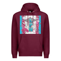Burgundy lpn tumbler tbs Premium Hoodie - TumblerDesignByShophia