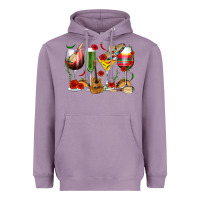 Lavender Mexico Wine Glasses Heavyweight Hoodie - texasbilliewilder