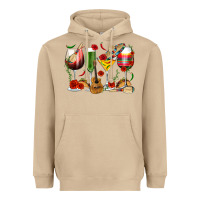 Mushroom Mexico Wine Glasses Heavyweight Hoodie - texasbilliewilder