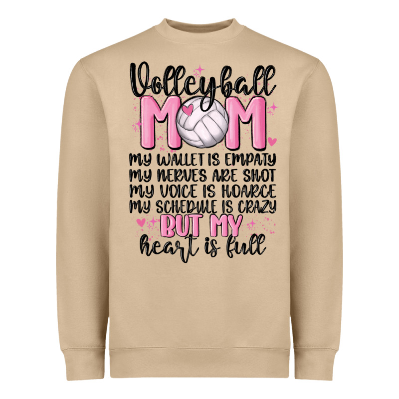 Volleyball Mom Heavyweight Sweatshirt by MaliasSmallBusiness | Teevron