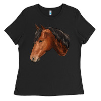 Black horse Ladies Tee - RanaPortraitStore