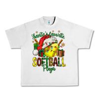 Lunar Rock Santa's Favorite Softball player Urban Heavy Tee - NancyCooperArtShop