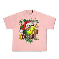 Salmon Santa's Favorite Softball player Urban Heavy Tee - NancyCooperArtShop