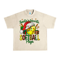 Sandshell Santa's Favorite Softball player Urban Heavy Tee - NancyCooperArtShop